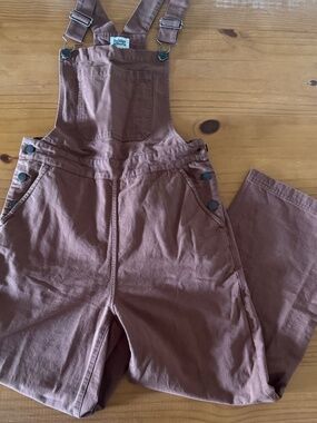 Bridge & Burn, Brown, Cotton, Roscoes Overalls, Women's, Size 27
